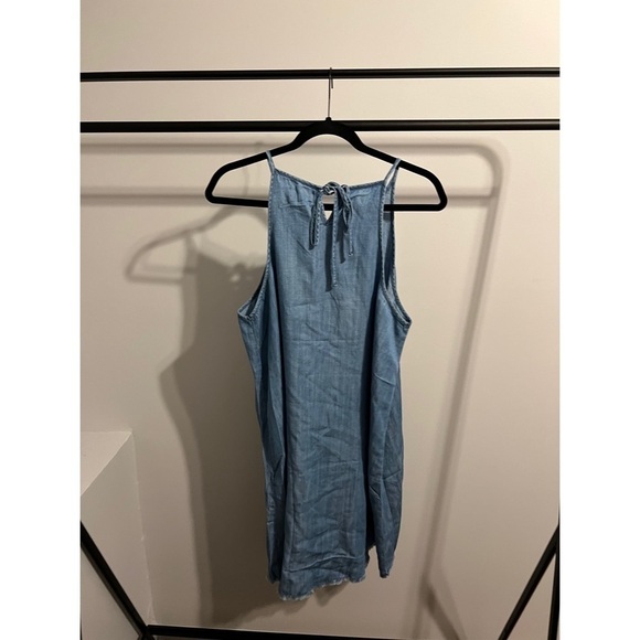 Mud Pie Chambray Style Sleeveless Dress Size Large NWT - Picture 7 of 7